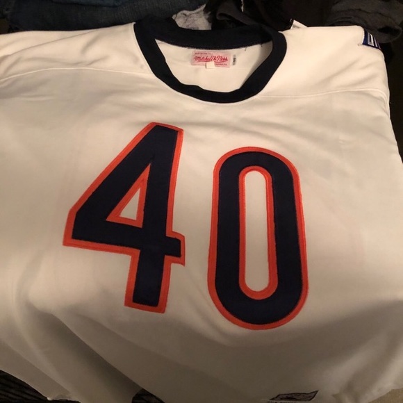 gale sayers jersey mitchell ness